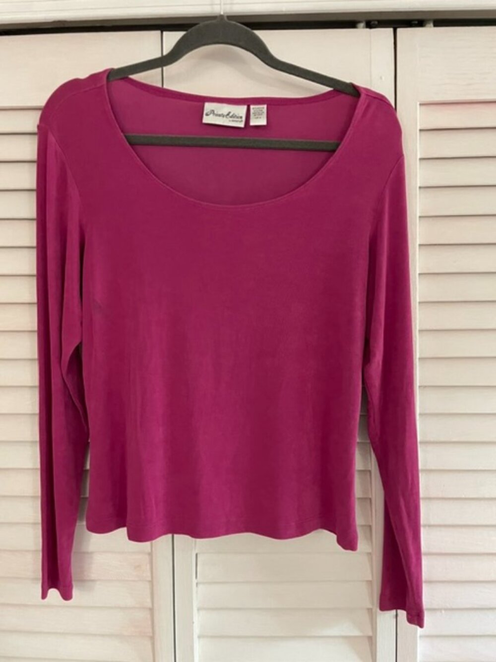 Private Edition by Chico's, dark pink, silky feel, casual and lightweight